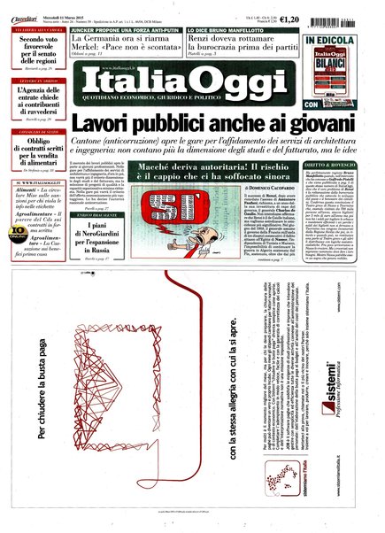 Italia oggi : quotidiano di economia finanza e politica